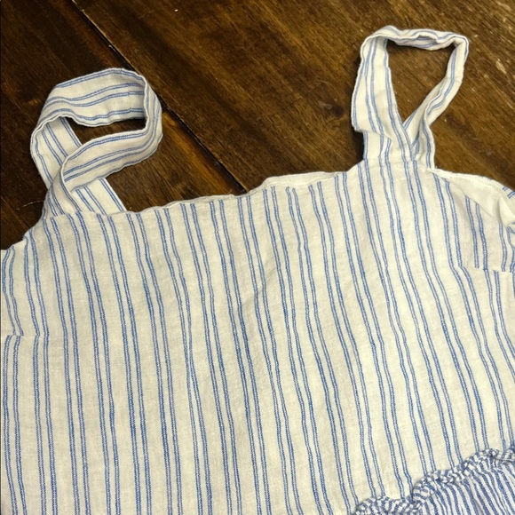 Rails Blue and White Striped Mini Dress - Picture 2 of 5